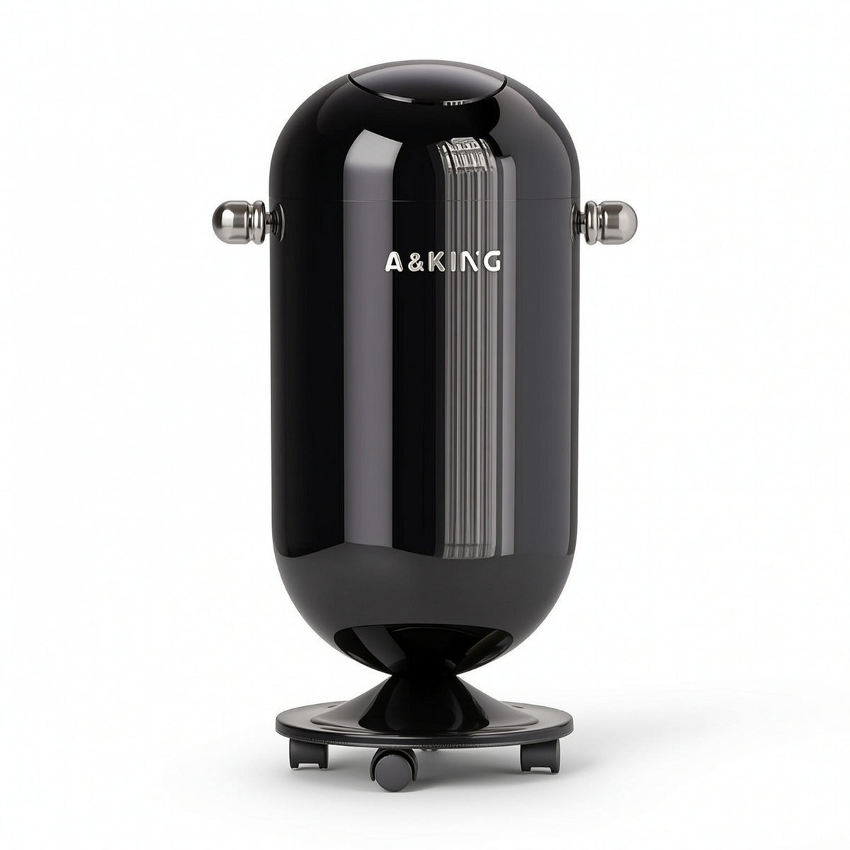 Trash Can with Wheels Indoor Wheeled Trash Can Portable for Kitchen, Office