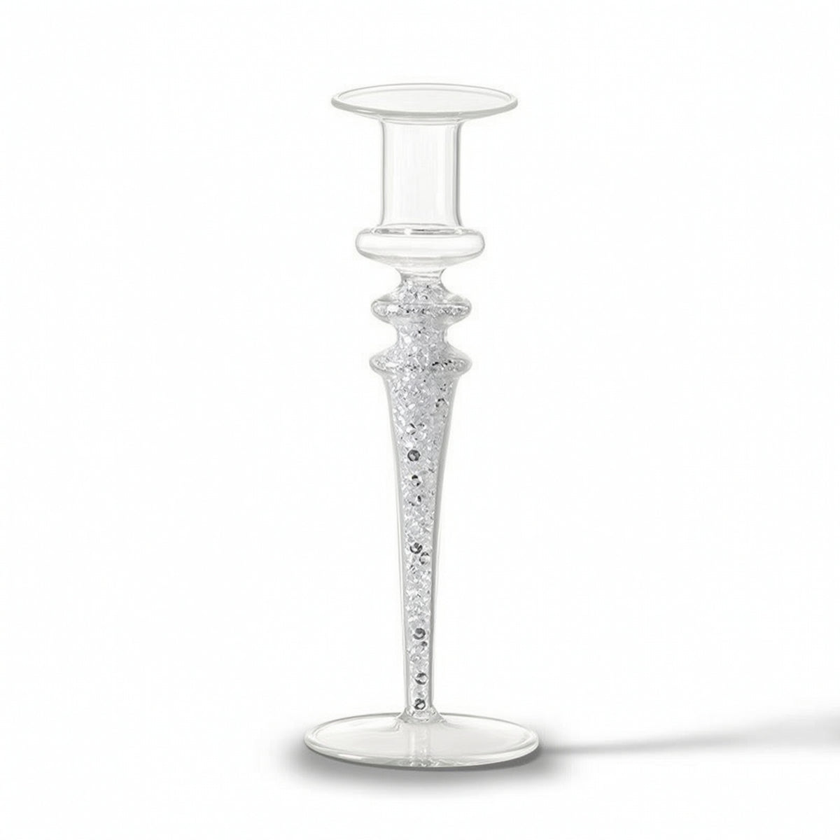 European Modern Creative Diamond Glass Candle Holder