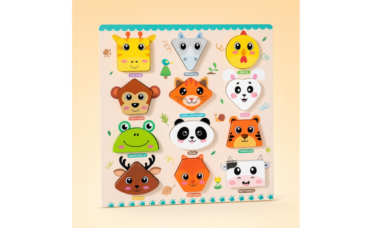 Early Learning Wooden Chunky Puzzle