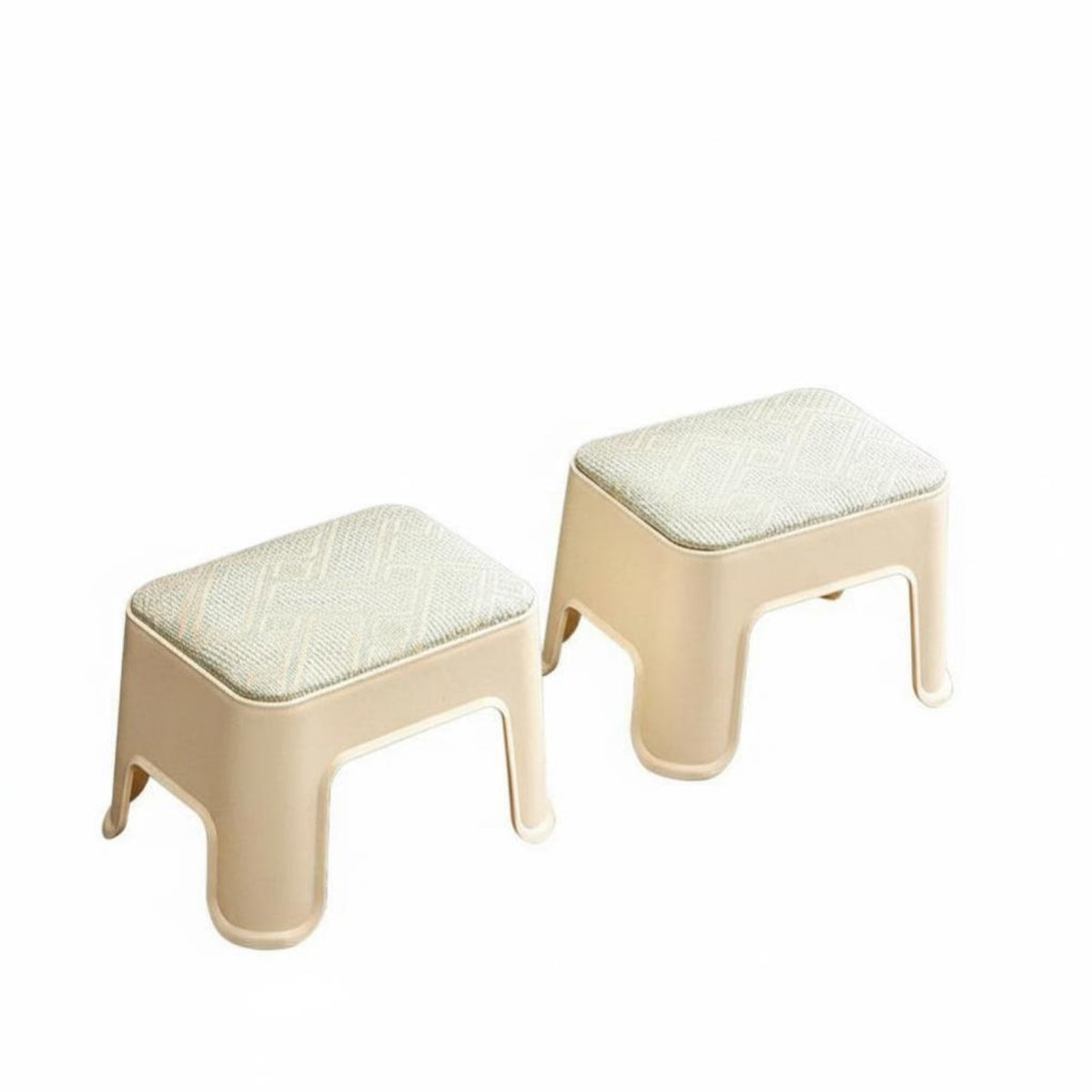 cushionedded Step Stool multipurpose Rectangular cushionedded Footstool Multifunctional