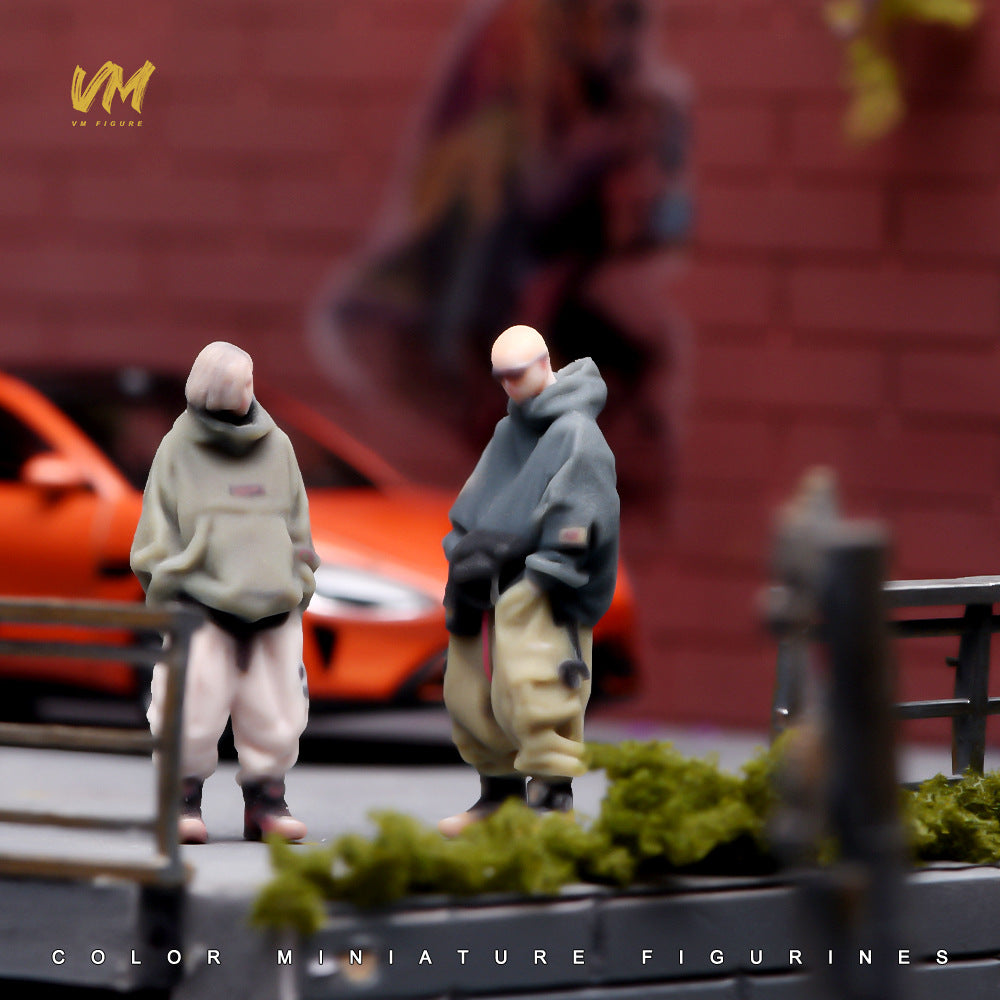 VM 1/64 Industrial Style Couple 3D Printed Resin Figures