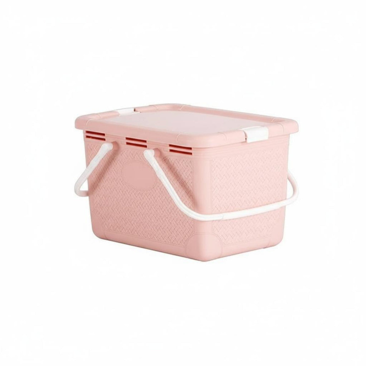 Lidded Carry Tote Multi-Functional Picnic Basket Food-Grade for Parents, Couples