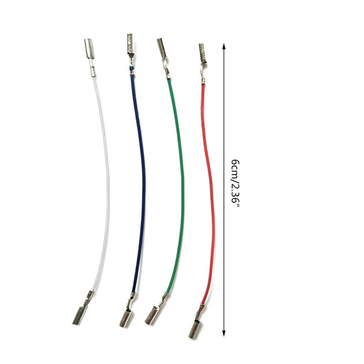 4 Pieces Color-Coded Turntable Headshell Leads Phono Wires Stylus Connection Cables for Audiophiles, Vinyl Collectors