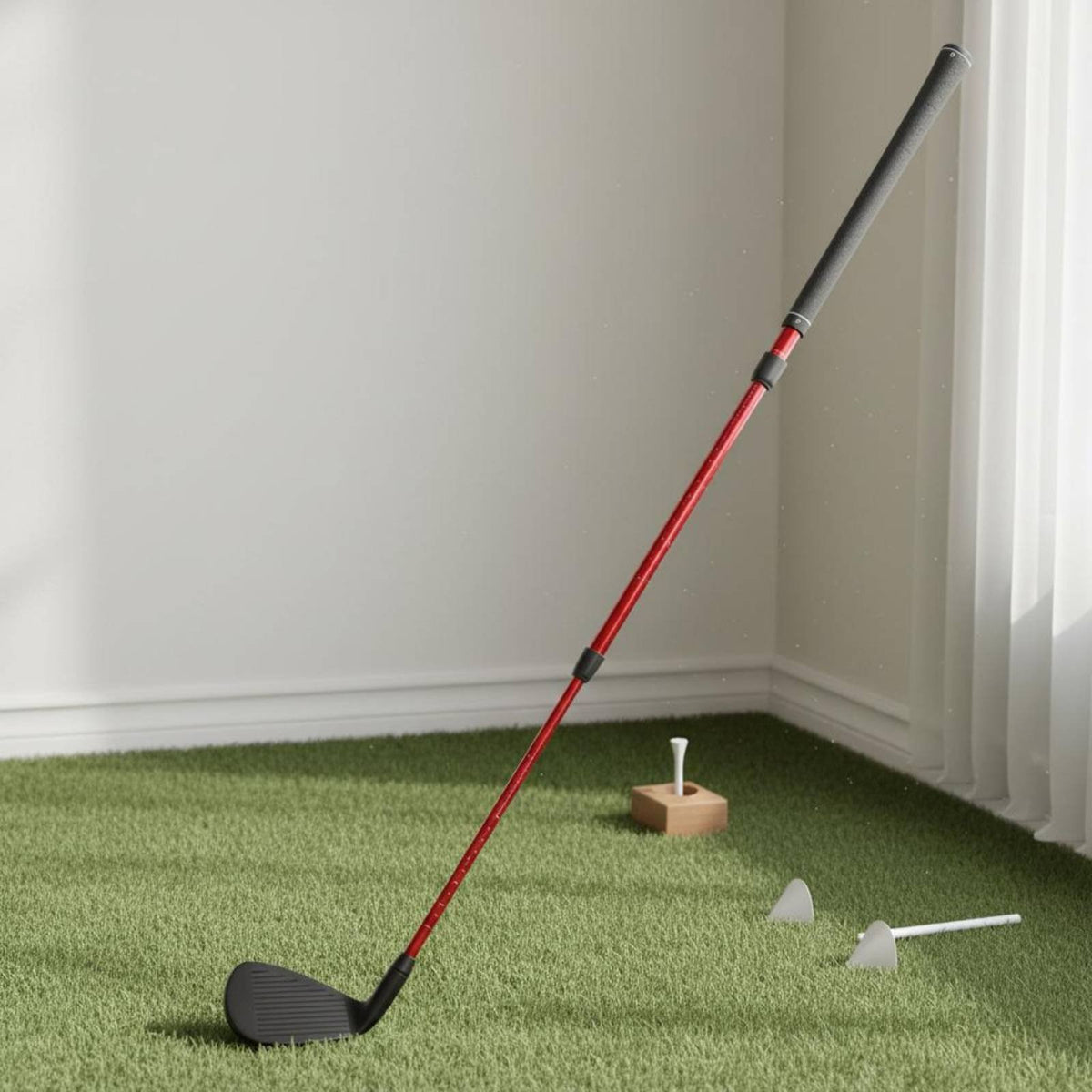 Indoor Practice 3-Section Golf Club Compact Golf Chipper for Beginners