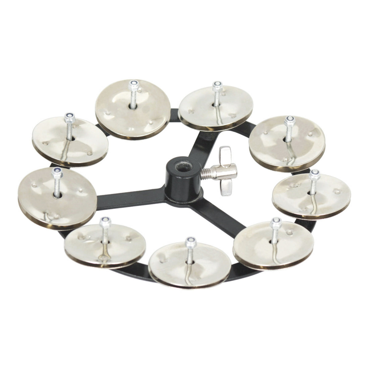 hatHat Bell with Clamp Mount Compact Drum Cymbals Bell Metal Percussion Accessory for Drummers