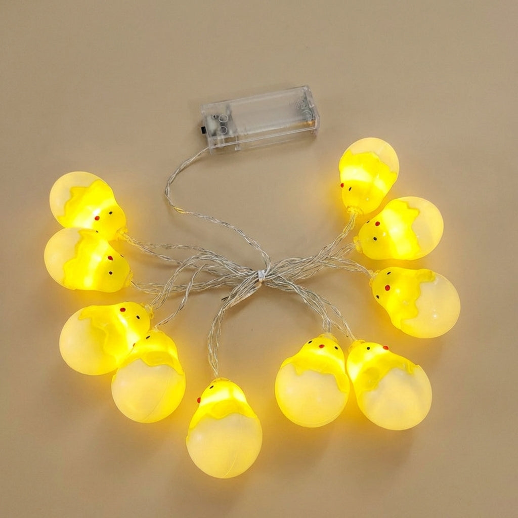 Easter Battery Powered LED Egg Lights Multiple Designs Holiday Decoration for Families, Homeowners, Indoor, Bedroom, Mantelpiece