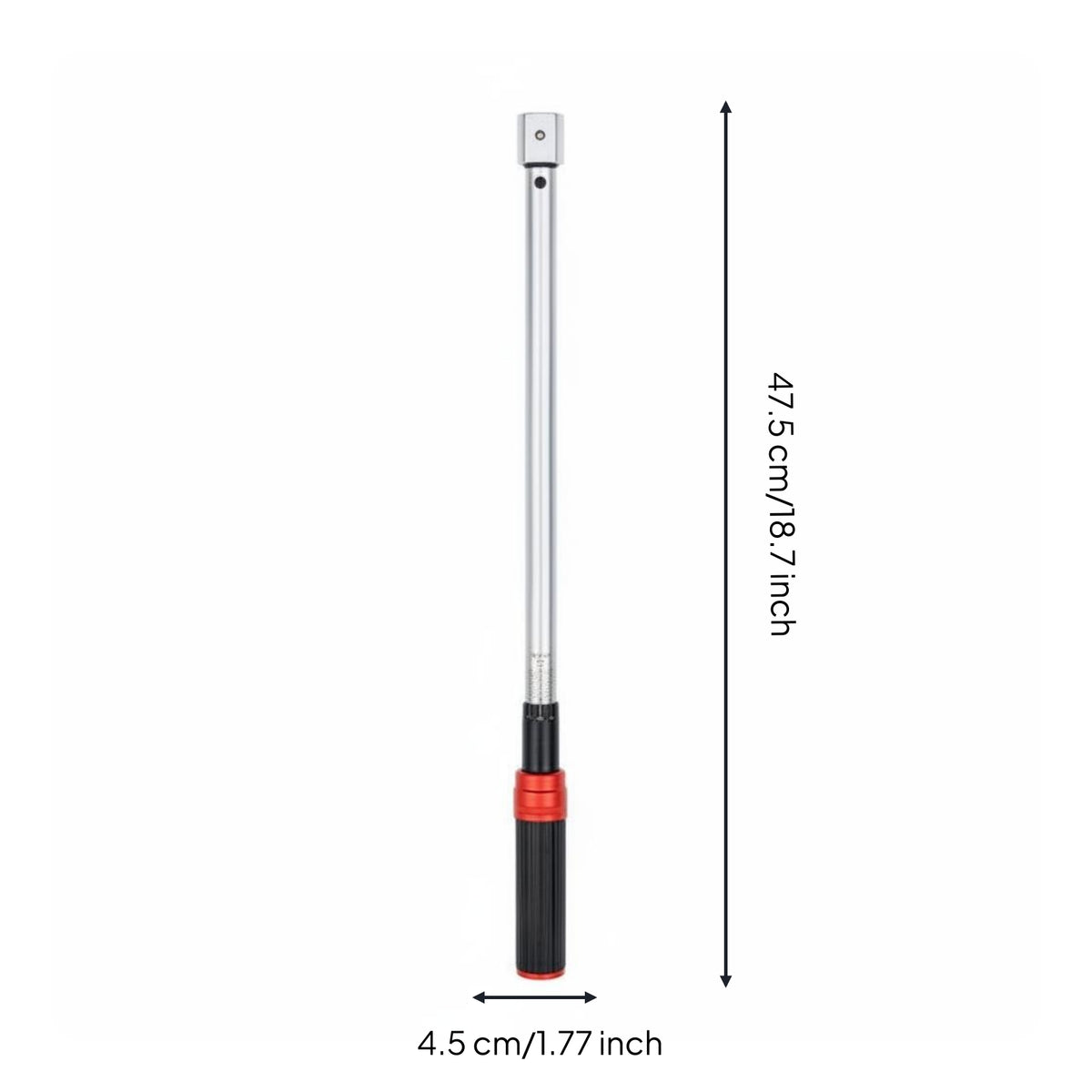 Easy to Swap Heads Interchangeable Head Tension Wrench Flexible Use Replaceable Head Wrench High Precision Hand Tool Industrial Grade for Professionals, Maintenance, Assembly Work, Repair Shop
