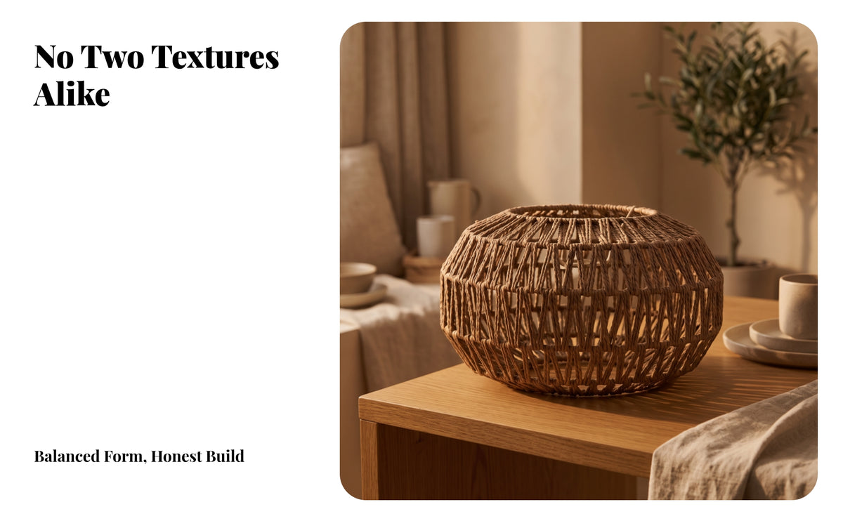 Rustic Paper Lampshade