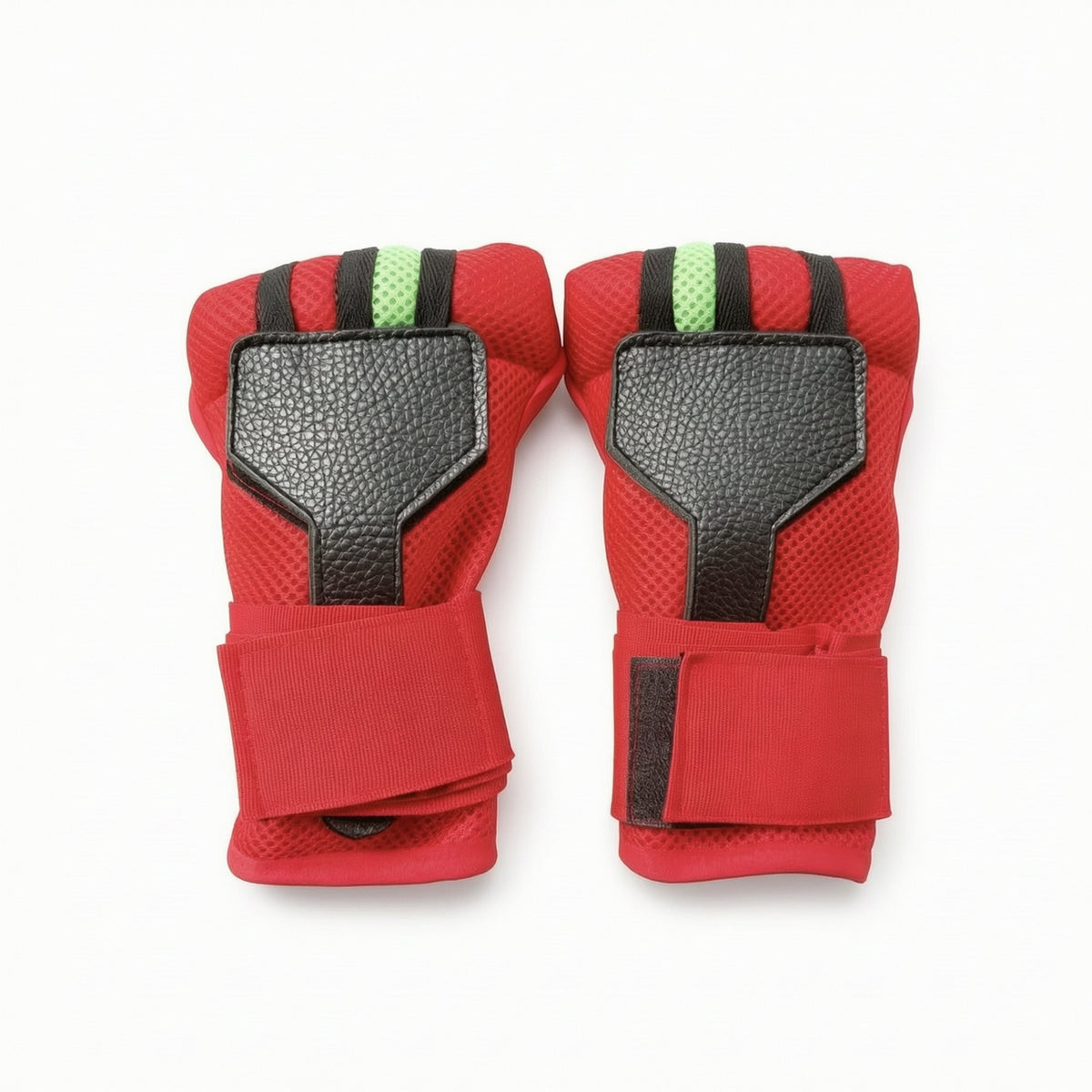 Padded Open-Finger Glove Secure Glove with Wrist Wrap Adjustable Training Gloves Breathable for Boxers