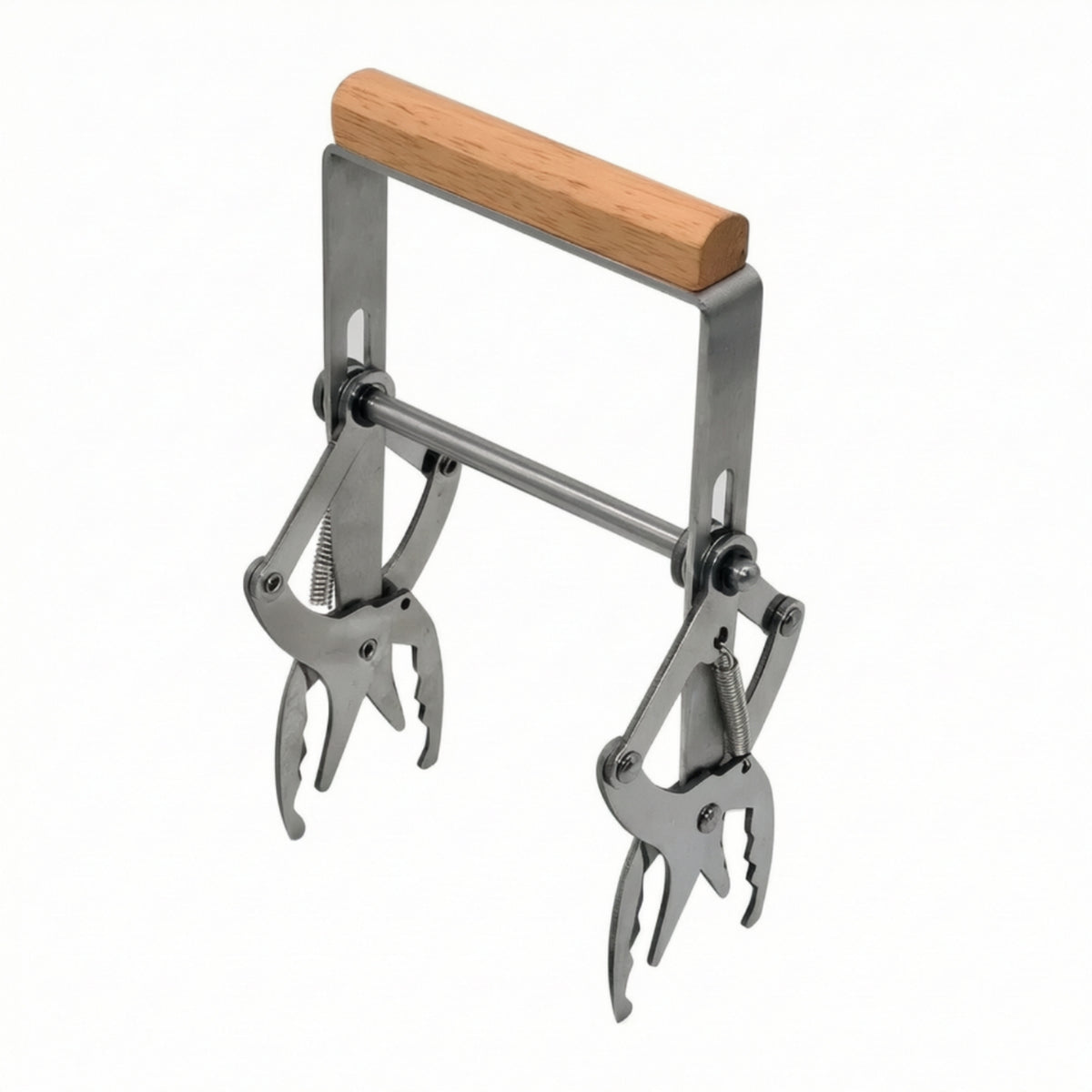 Frame Clamp Manual Frame Clamp with Wooden Handle Gripper Tool for Apiarists, Beehive Maintenance