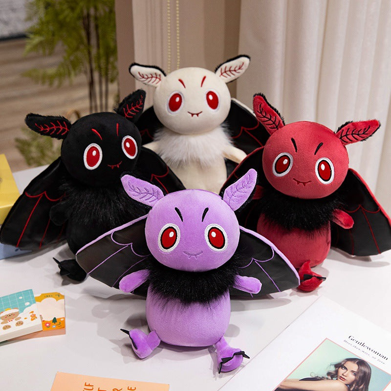 Cartoon Dark Series Moth Plush Toy Halloween Gift