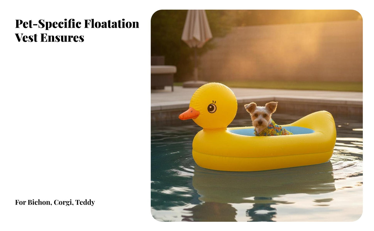 Buoyant Dog Swimming Loop Portable Inflatable Dog Buoy Thick PVC Material for Pets, Beach, Outdoor, Vacations