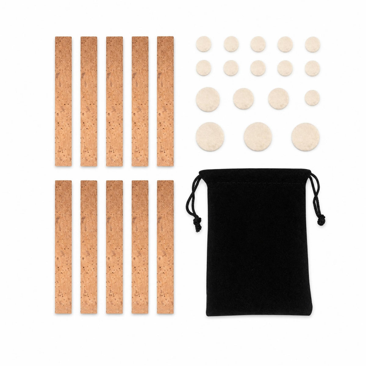 Light Beige Clarinet Pad and Cork Set High Quality Clarinet Repair Kit