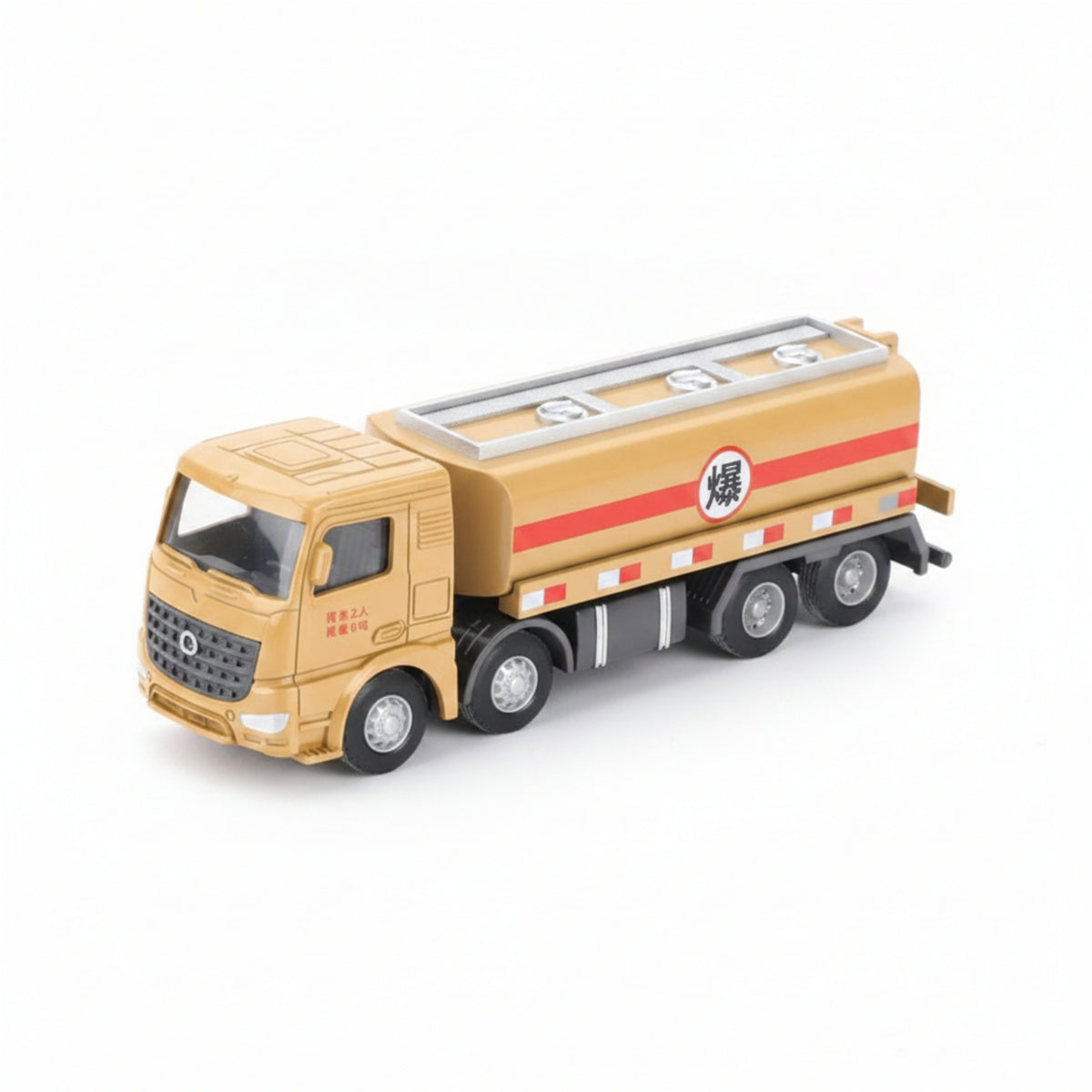 Printed Striping Alloy Tanker Truck Fuel Markings Die-Cast Tanker Truck Long Body