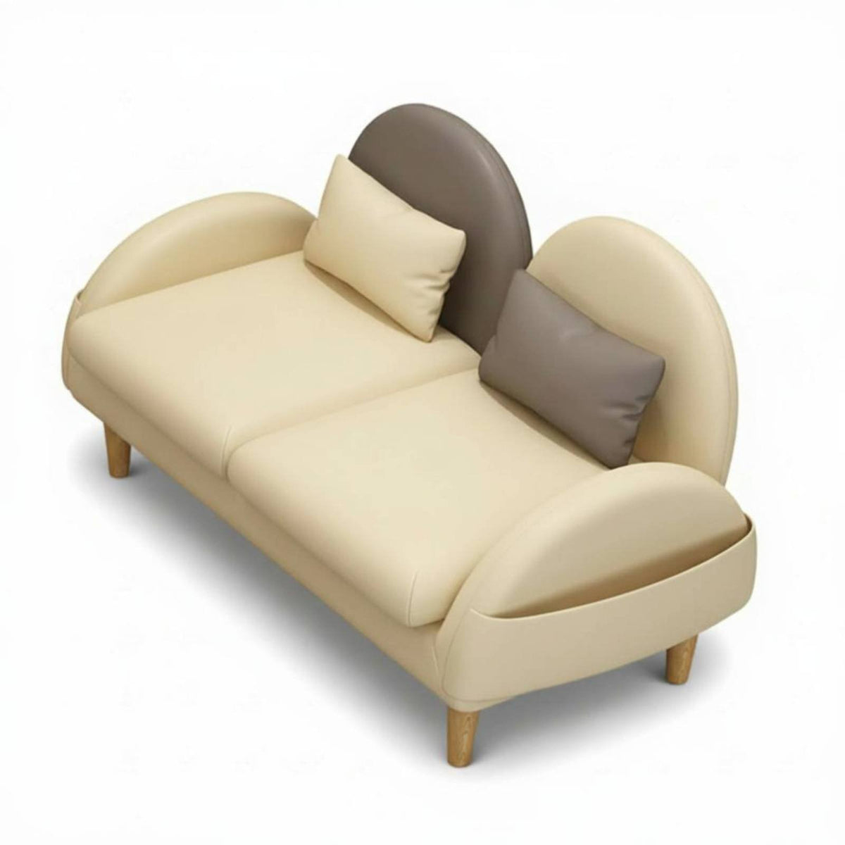 sectional Combination Curved Booth Sofa Modern Design Commercial Furniture Lounge Seating for Cafe Owners, Interior Designers, Coffee Shop, Restaurant, Reception Area, Waiting Room