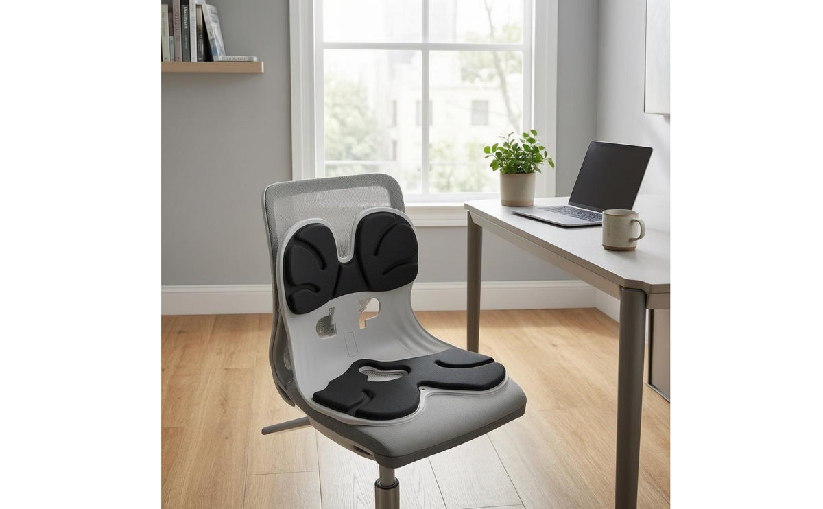 One-Piece Support Seat Cushion Molded Ergonomic Backrest Cushion