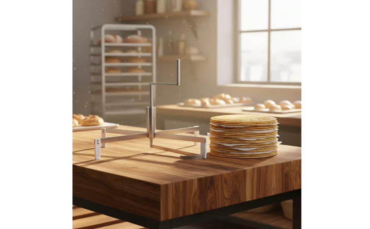 Manual Batter Spreader Heat-Resistant Stable Structure Stainless Steel Crepe Spreader for Bakery, Cafe Workers, Food Stall