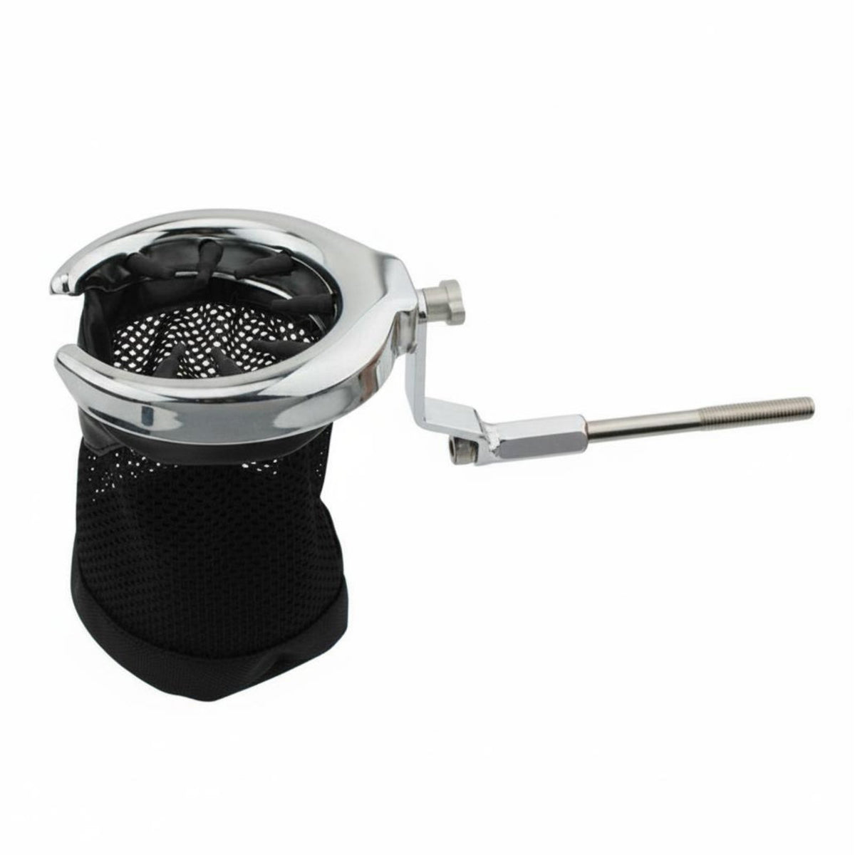 Motorcycle Passenger Cup Holder Iron Construction Rear Seat Drink Holder Firm Hold for Motorcyclists, Road Trips