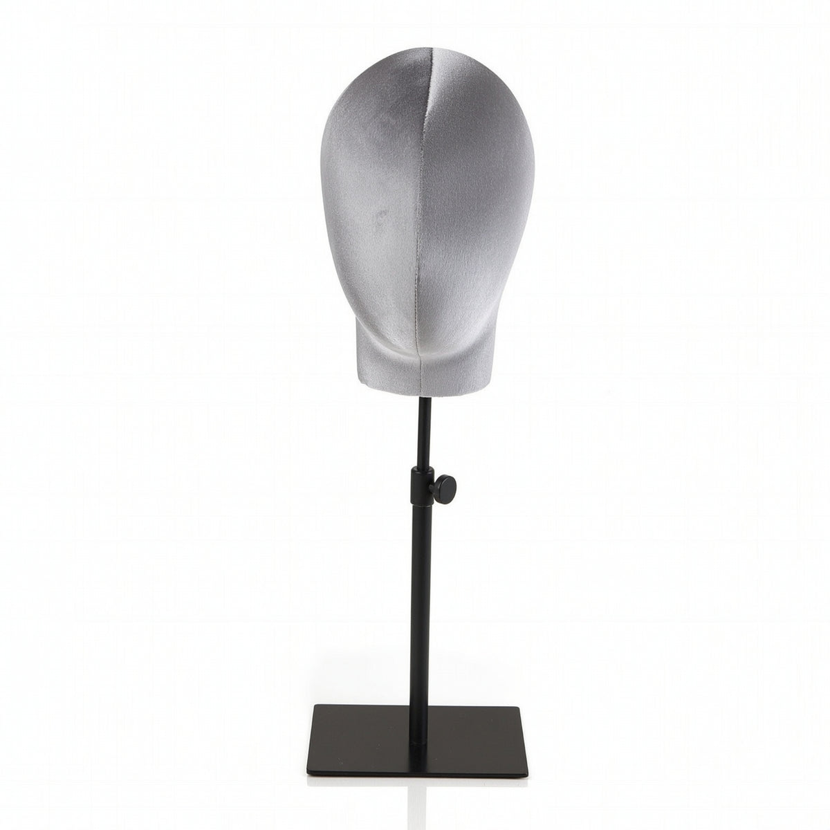 Mannequin Head with Stand Height-Adjustable Velvet Mannequin Head for Hair Stylists, Retail Stores, Window Displays