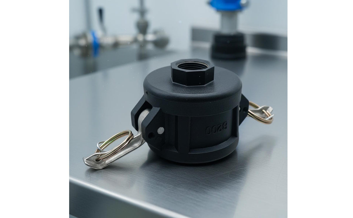 Quick-Disconnect Coupling Fitting Leakproof Seal Adapter PP Material Quick Connector for Farm
