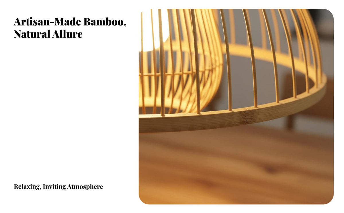 Handmade Bamboo Woven Chandelier Natural Material Woven Bamboo Chandelier Asian Inspired Design Japanese Design Ceiling Light Retardant Lampshade for Interior Designers, Business Owners, Homeowners, Teahouse, Restaurant, Dining Room, Hotel