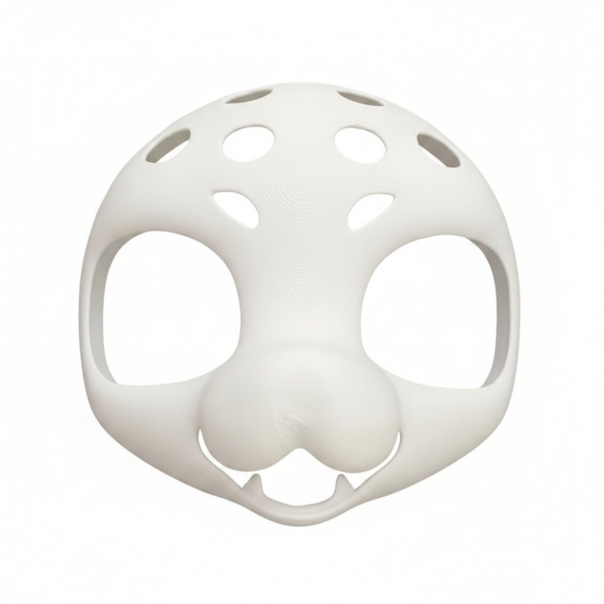 Printed Faceplate Base Rigid Costume Foundation with Eye Openings Sturdy for Cosplay