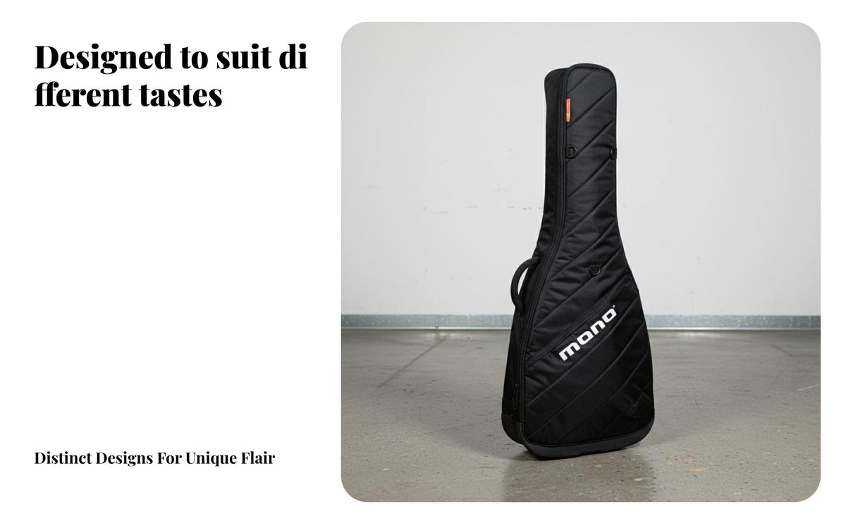 Electric Guitar Case Backpack Straps Acoustic Guitar Bag Lightweight Padded Instrument Case for Guitarists, Bassists, Travel, Band Rehearsal