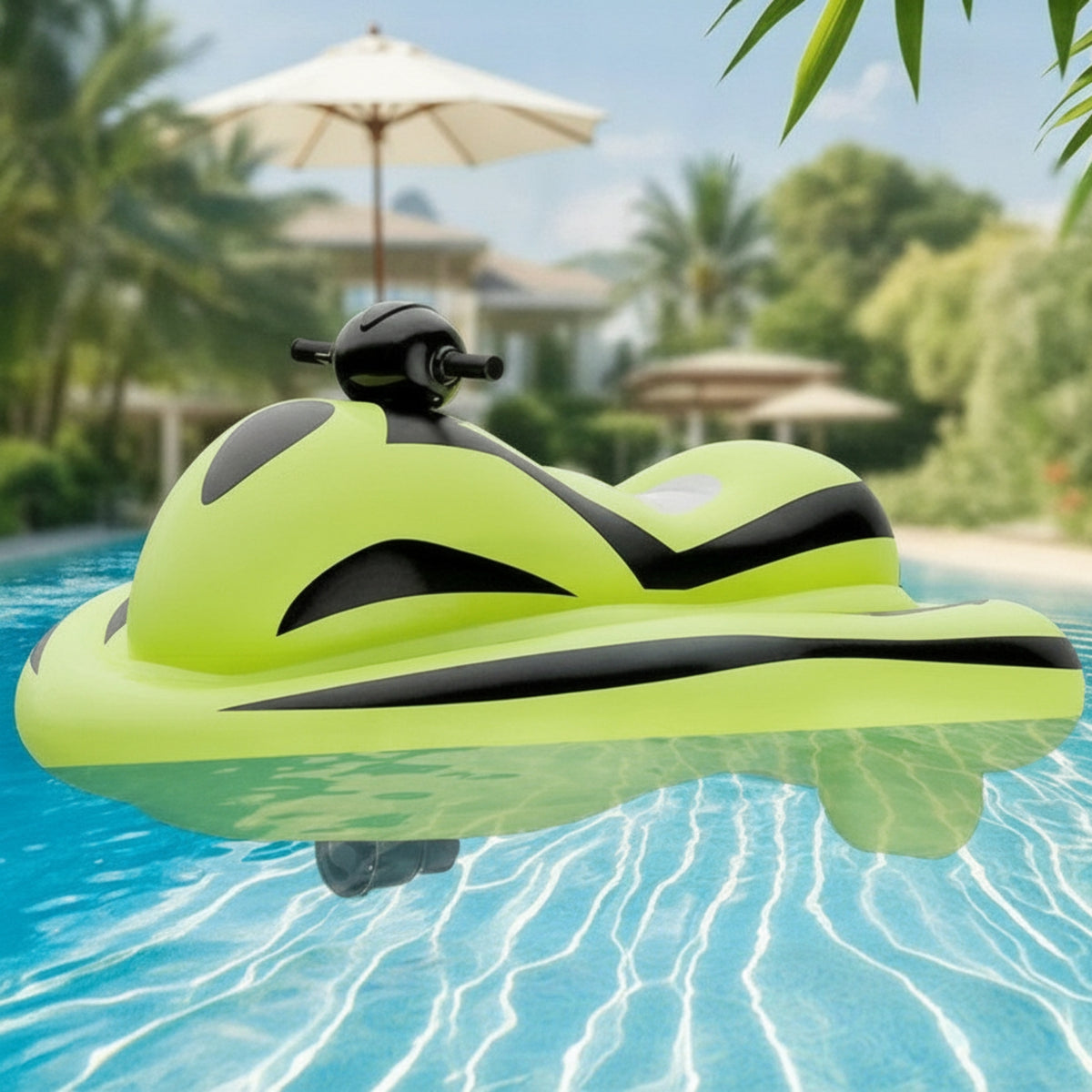 Inflatable Electric Jet Ski for Adults, Compact Water Kart Boat, PVC, Pool Propulsion, Multiple Colors