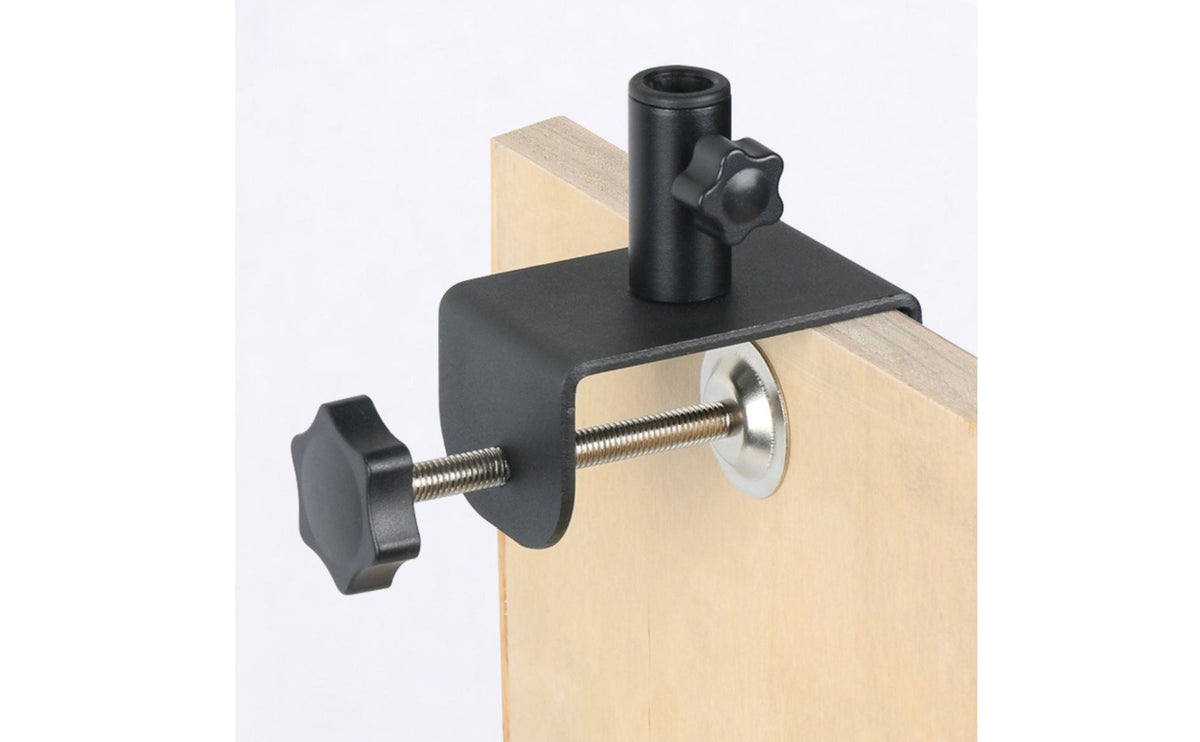 Audio Pickup Arm Desk Clamp Stable Heavy Duty Table Clamp Anti-Scratch Extendable Arm Table Mount for Podcasters, Streamers, Studio