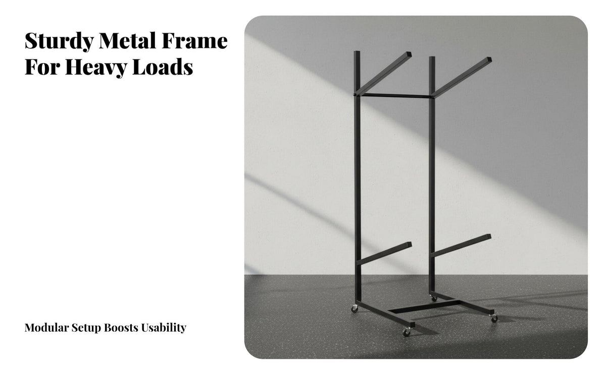 Space-Saving Exercise Ball Rack Commercial-Grade Multi-Tier Exercise Ball Stand Long-Lasting Metal Construction Heavy-Duty Steel