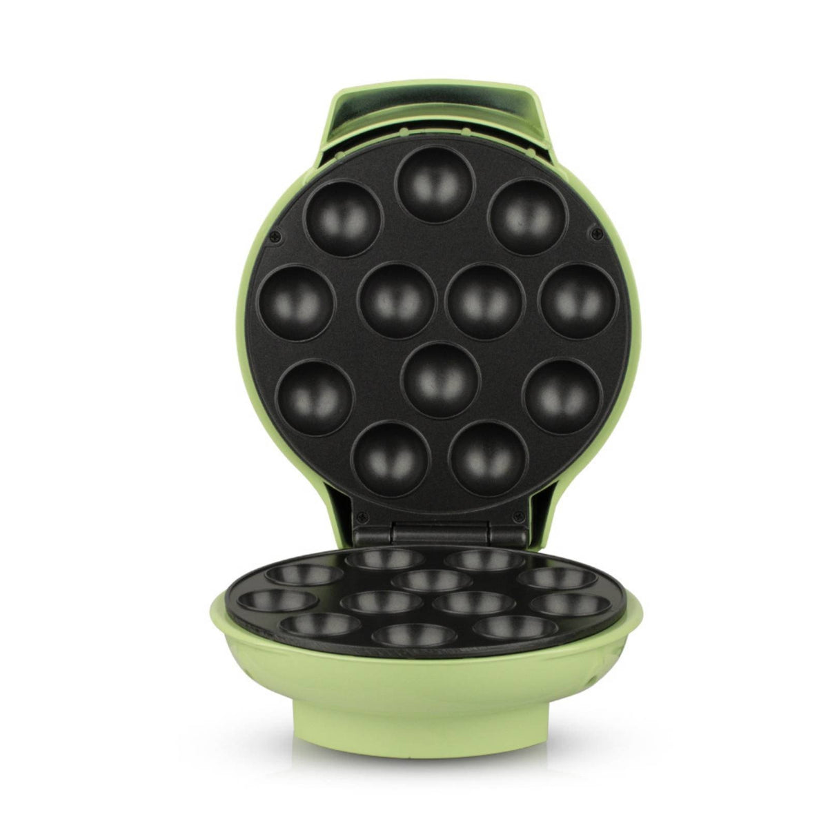 12-Hole Takoyaki Maker Electric Pancake Pan with Dual-Sided Heating, Ceramic Plate, 1200W, EU Plug