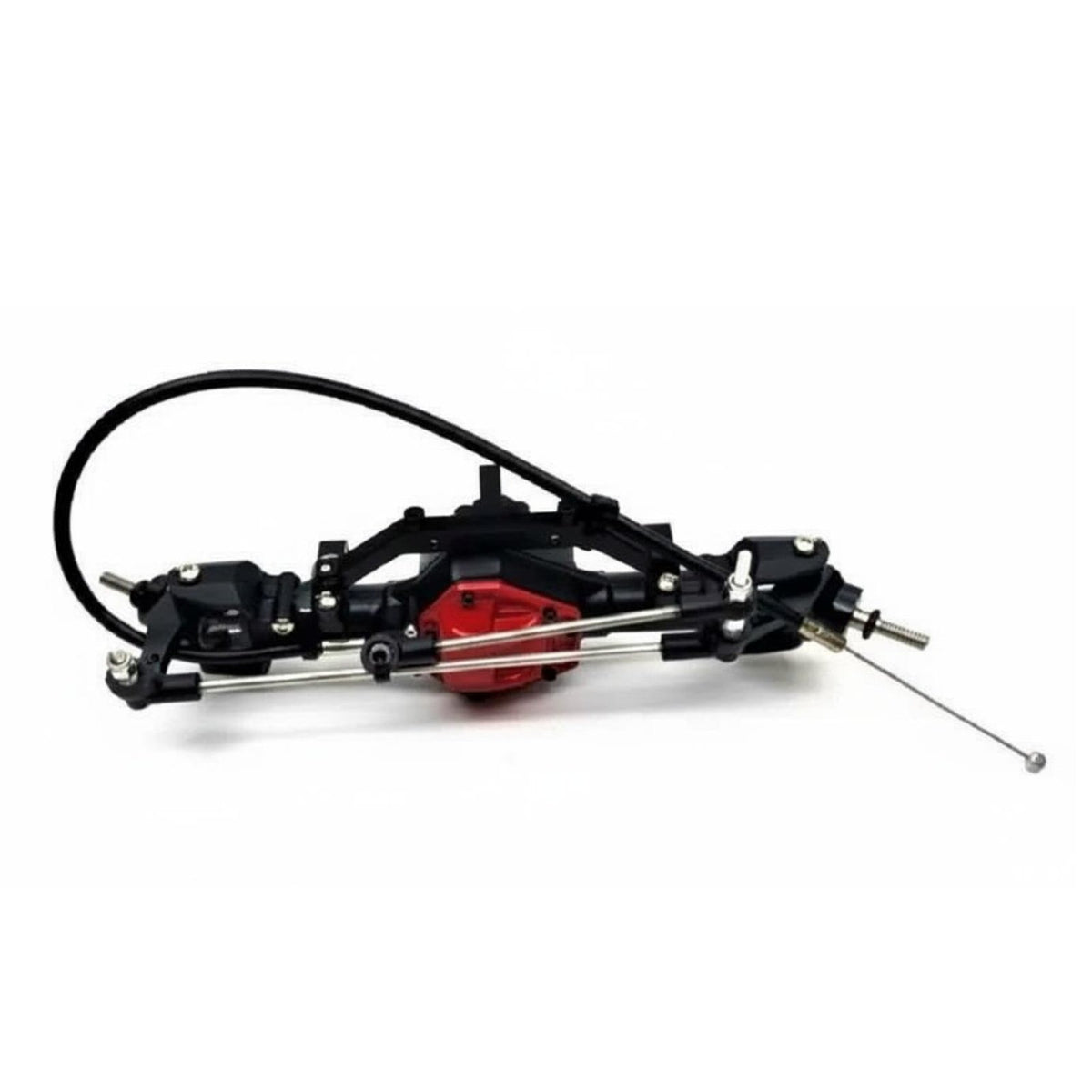 Wireless Controllable 1/10 Scale Crawler Axle Set Upgrade Part RC Car Differential Lock Axles for Rock Crawling, Away-Road