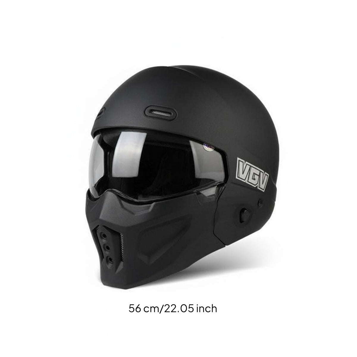 Quick Release Buckle Retro Motorcycle Helmet Adjustable Ventilation Modular Motorcycle Helmet DOT Certified for Women, Commuting