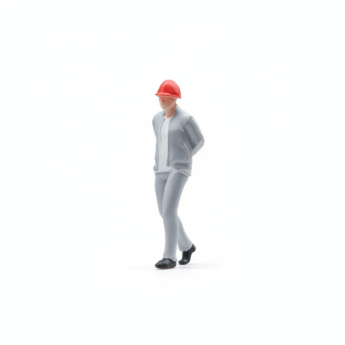 Molded 1:64 Scale Worker Figurine Handmade Standing Construction Figure 3D Printed Mini People Statue Painted for Model Hobbyists, Scene