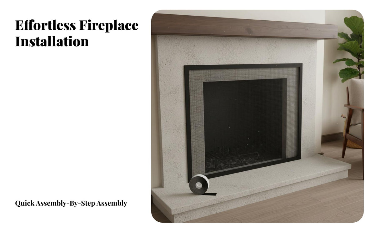 Infant Proofing Fireplace Guard Strong Fireplace Net Scratch Resistant for Parents, Unused Fireplaces