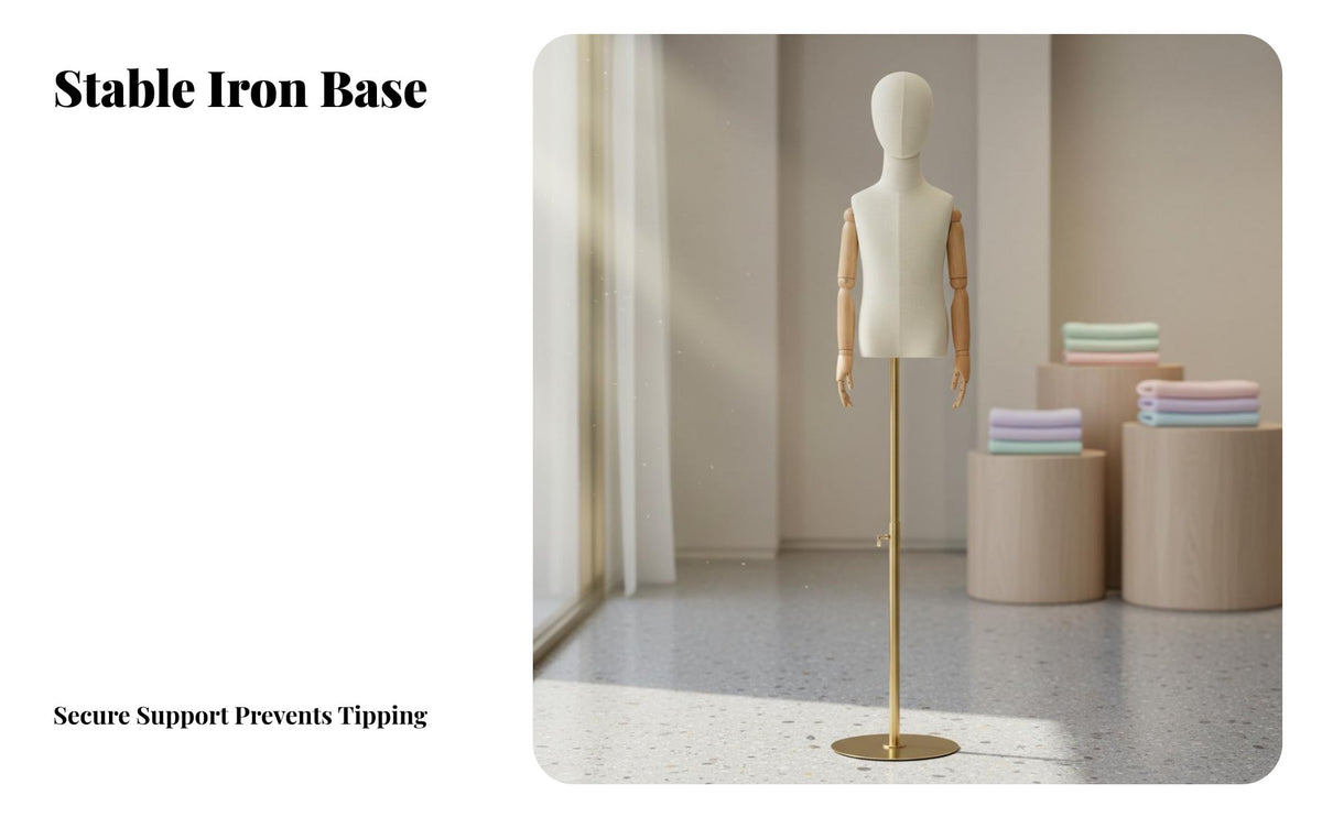 Child Mannequin Long-Lasting Childrens Clothing Display Form Tool-Effortless