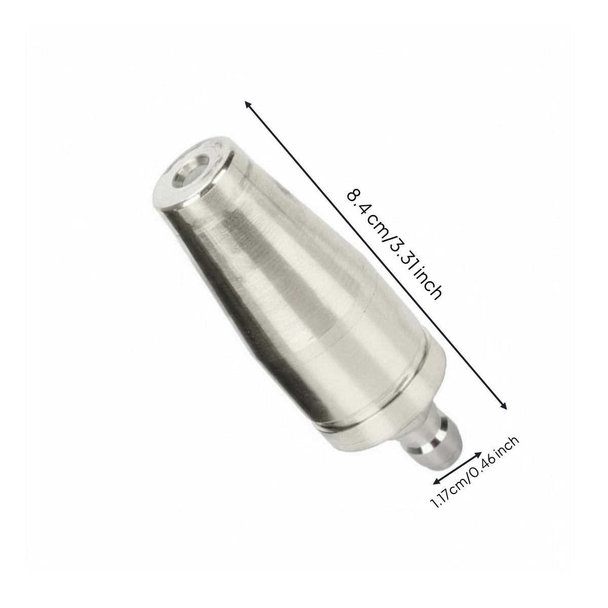 Rust Removing 360 Degree Rotary Nozzle Resistant High Pressure Washer Nozzle Heavy Duty for DIY Enthusiasts, Industrial Cleaning