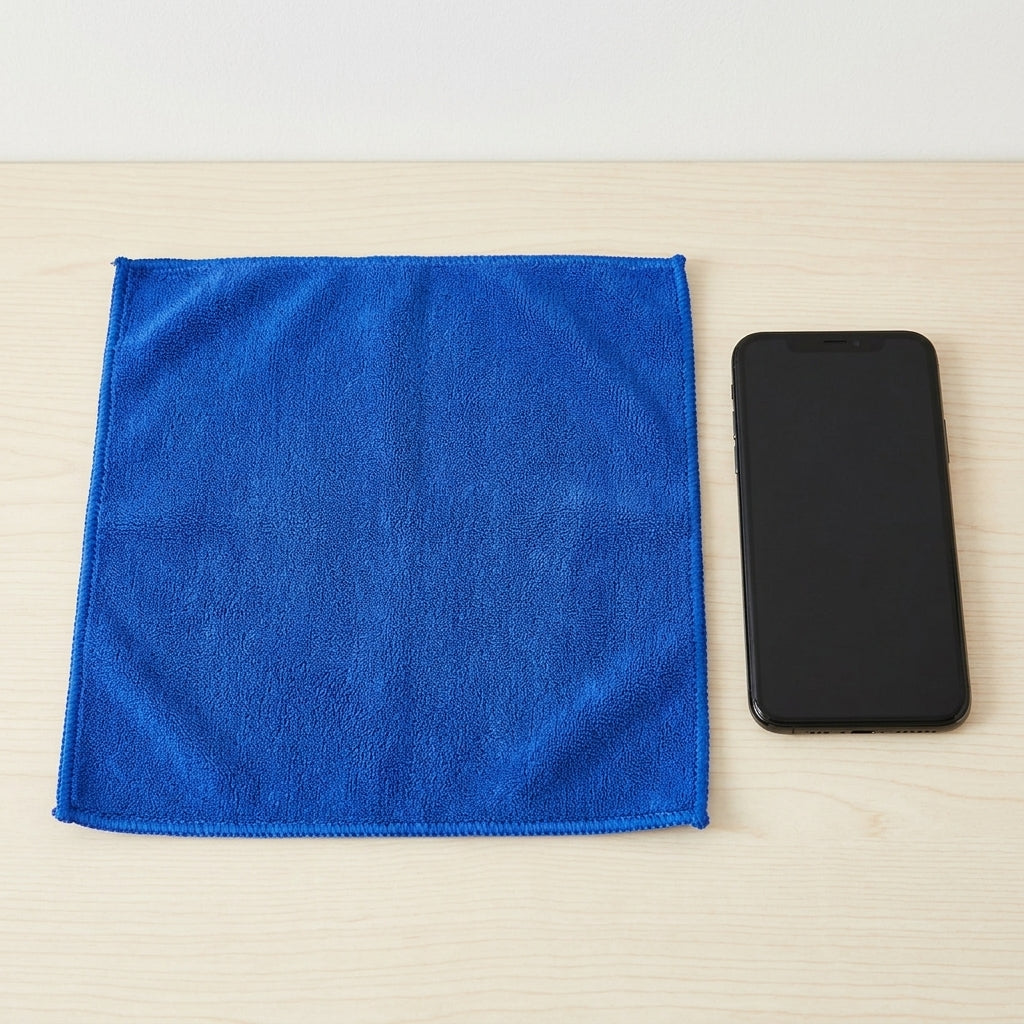 Highly Absorbent Microfibre Cloth and Car Drying Towel, Scratch Resistant Car Drying Towel, 35x75cm Blue Microfibre Cloth for Car Detailing
