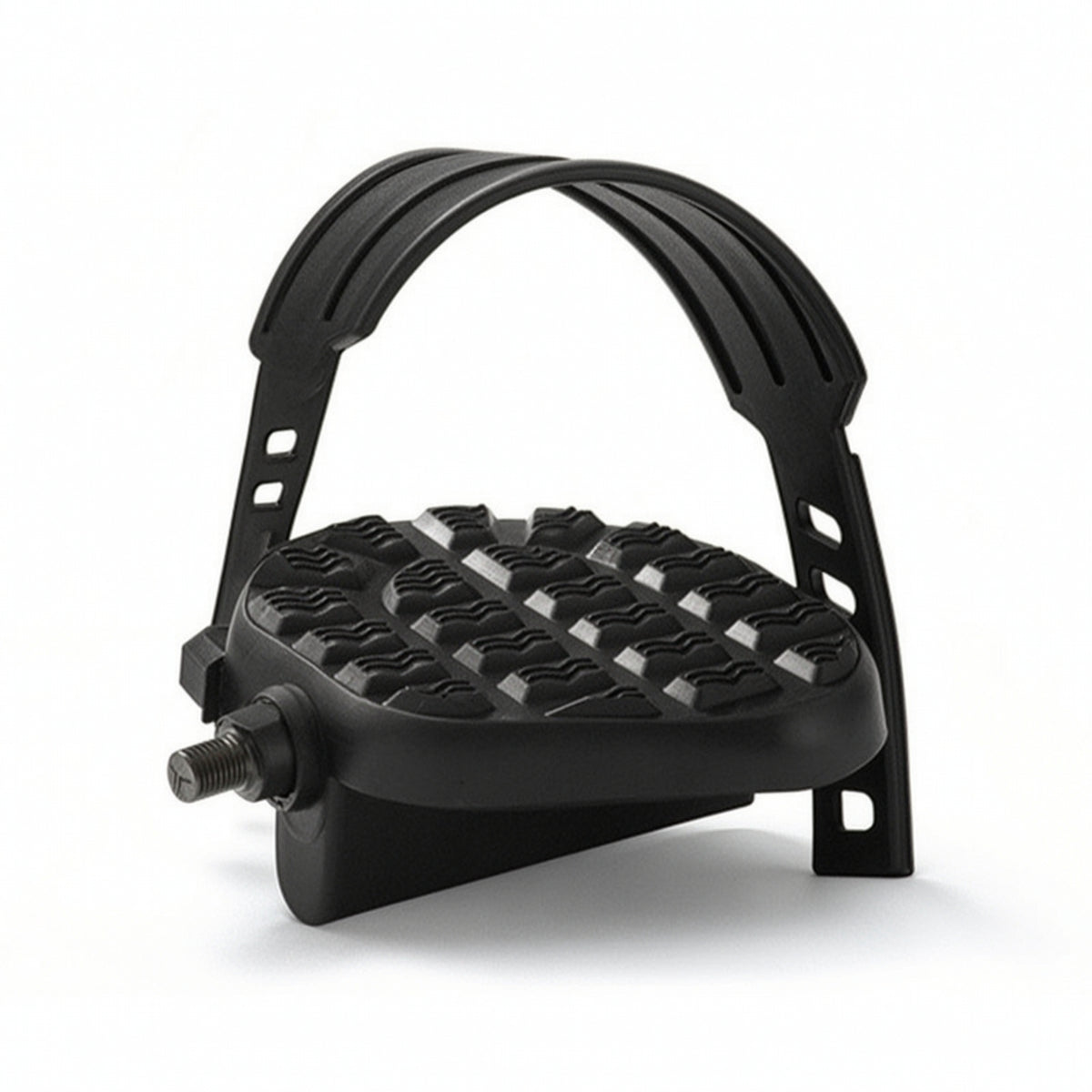 Exercise Bike Pedals with Straps Anti-Slip Exercise Bike Pedal Replacement Pedals Threaded Textured for Home Gym