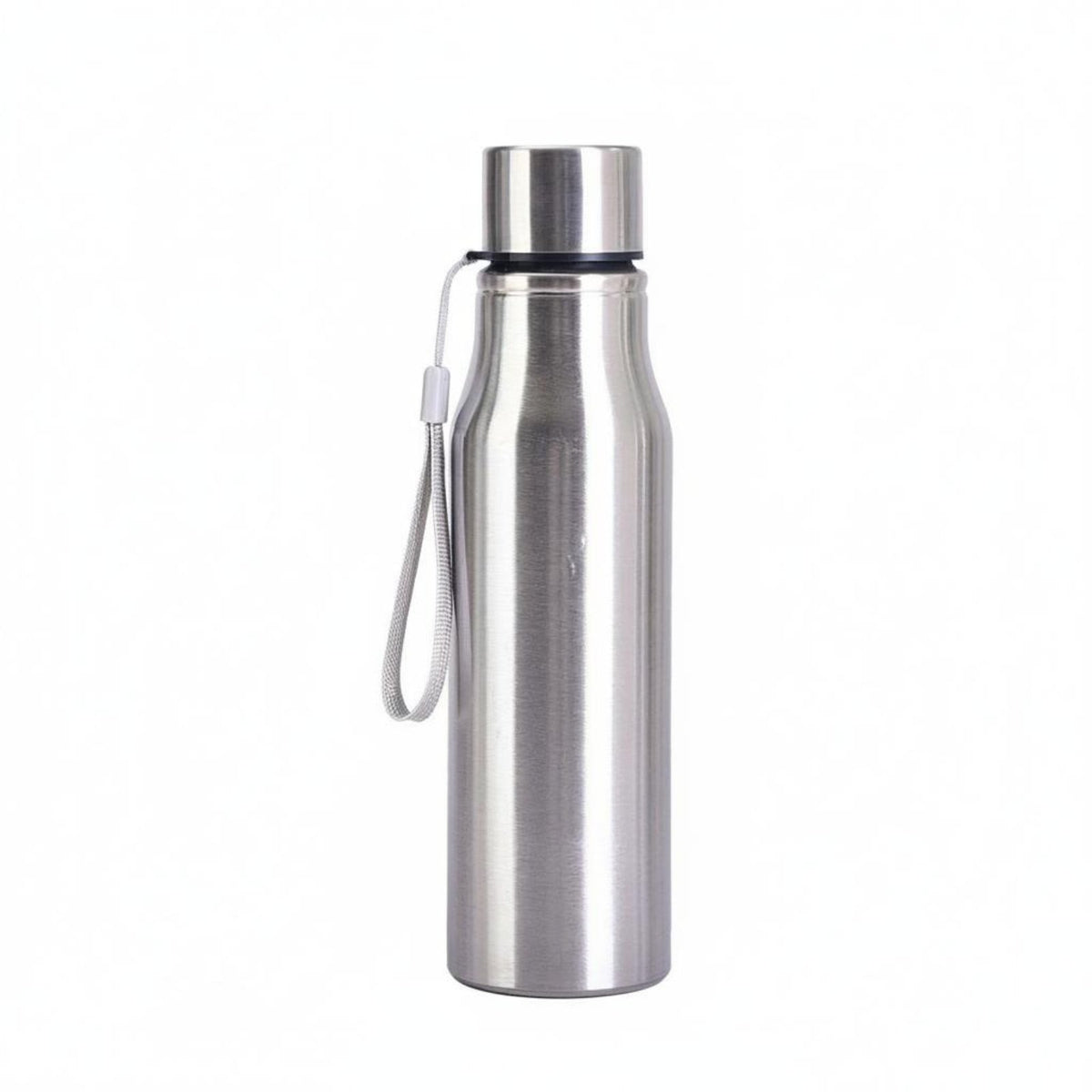 Stainless Metal Water Bottle Leak-Resistant Lid Insulated Sports Kettle with Strap Sweat Insulated Vacuum Bottle for Outdoor, Gym, Camping
