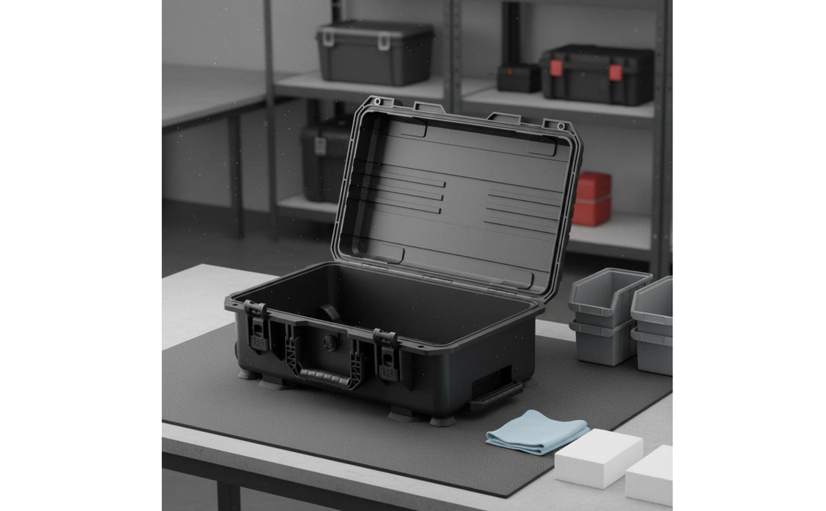 Drone Storage Case PP Waterproof Hard Case Pull Handle Rolling Protective Box for Field Work, Transport, Travel