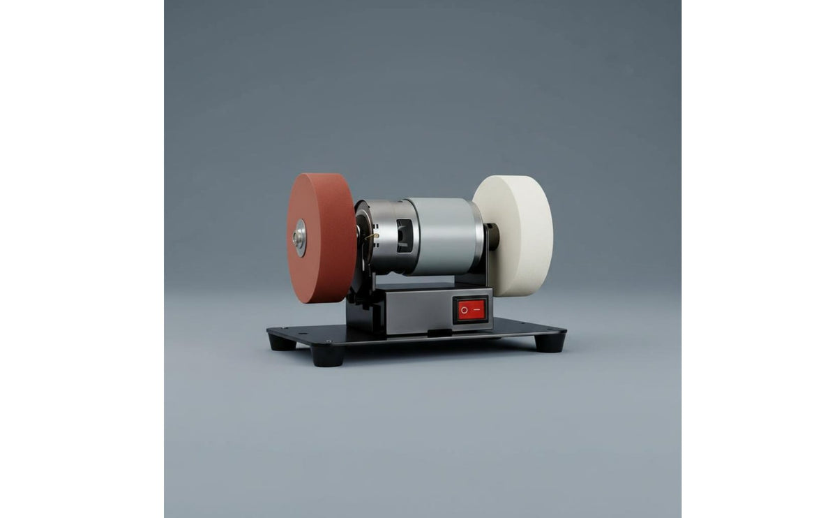 Mini Bench Grinder Multi-Functional Electric Blade Honing Tool Twin Wheel Grinder Good Heat Dissipation Power Tool Low Noise