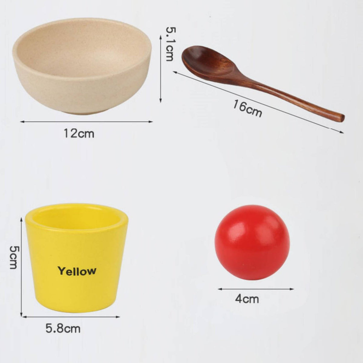 Fine Movement Skills Bead Placing Learning Toy Hand-Eye Coordination Child-Centered Bead Sorting Set Safe Materials Wooden Color Sorting Cup Portable for Preschoolers, Kids, Toddlers, Preschool, Classroom, Homeschool