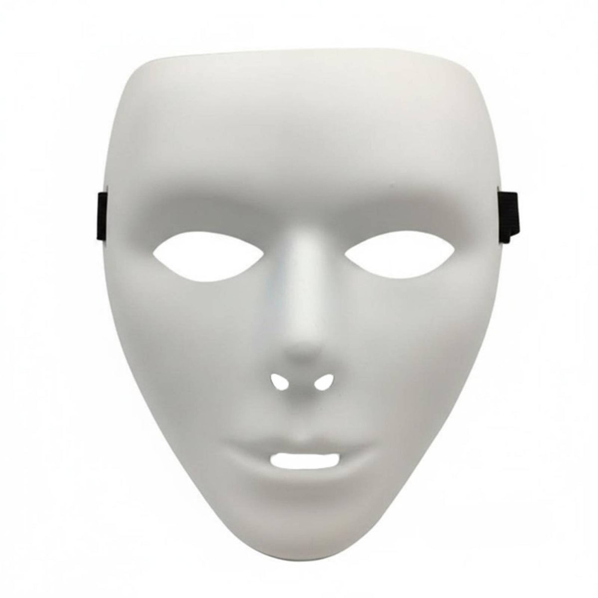 Hip Hop Dance Mask Breathable White Blank Face Mask for Halloween, Men