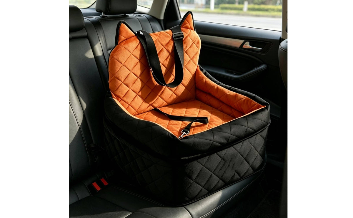 Dog Car Seat Bed Cozy Car Dog Bed Quilted for Dogs