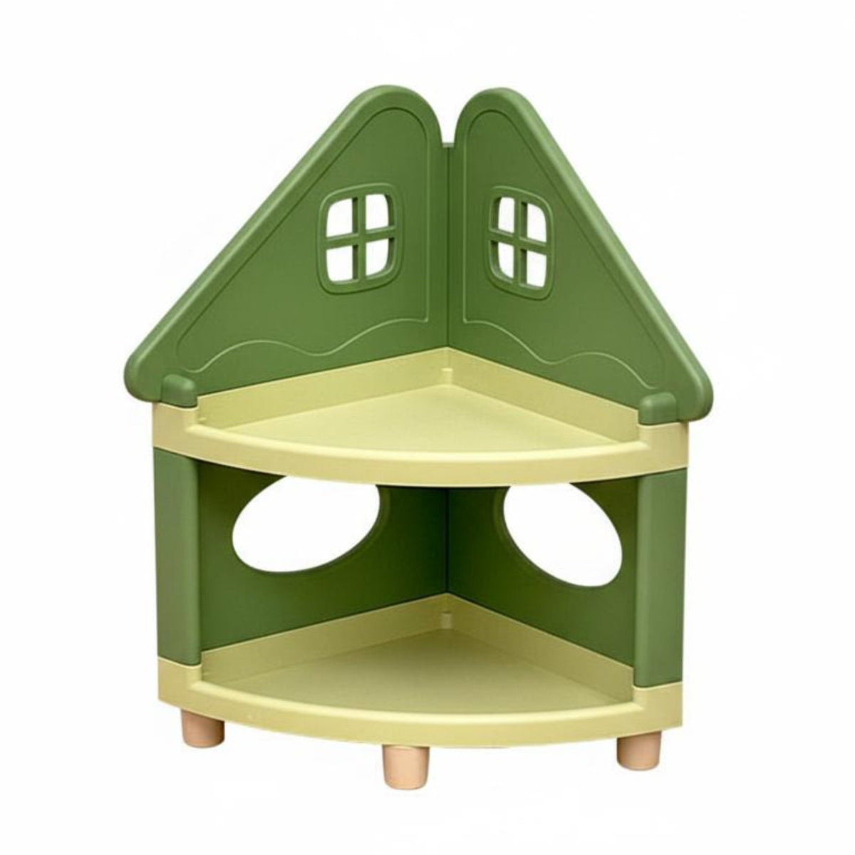 3-Level Corner Organizer 90-Degree Corner Design Triangular Desk Organizer