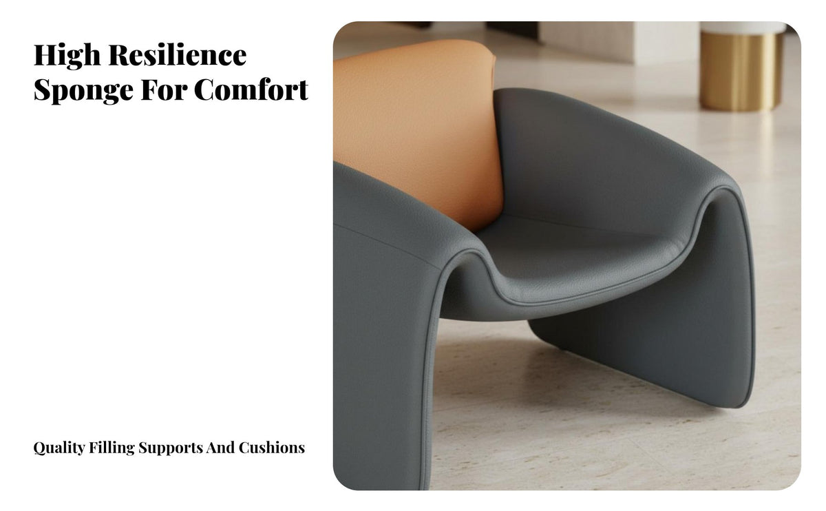 curved-Shaped Couch Curved Shape Upholstered configurable Sofa Luxurious Design business-grade Furnishing for distinguished guests, Adults, Sales Office, Waiting Room, Apartment