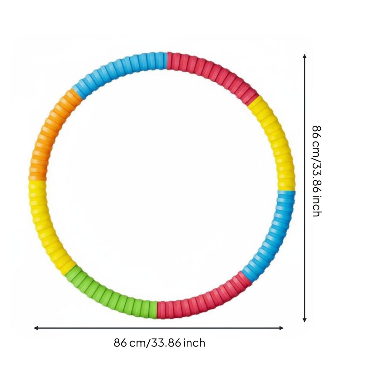Central Workout Weighted Exercise Hoop Cardio Exercise Thickened Exercise Hoop Easy to Use Fitness Gear for Beginners