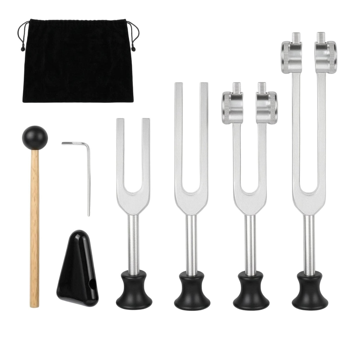 Tuning Fork Set Healing Tuning Fork Kit with Mallet Accurate Instrument for Meditation