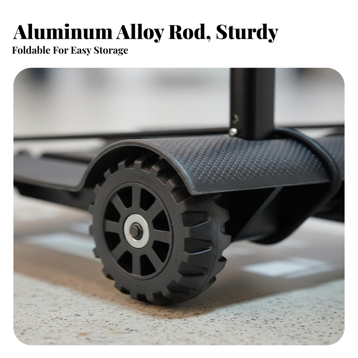Aluminum Alloy Foldable Hand Truck Lightweight Folding Hand Truck Universal Wheels Collapsible Luggage Cart Adjustable Handle for Warehouse Personnel, Homeowners, Travel, Shopping, Airport, Supermarket